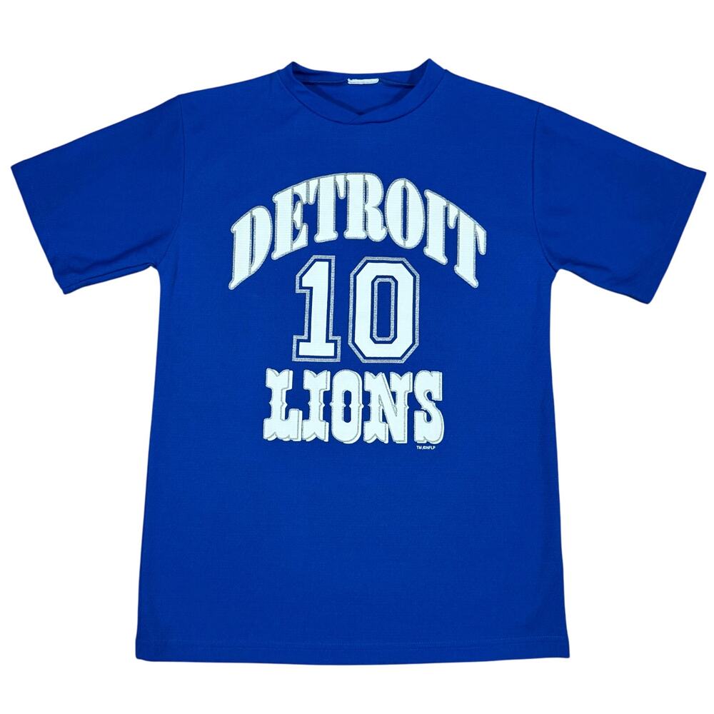 Vintage 2000 Detroit Lions Charlie Batch #10 NFL Players Jersey Shirt Blue M